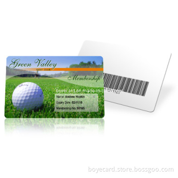 SGS Approved Barcode PVC Membership Card